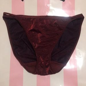 VTG 1998 Victoria Secret shimmer double string bikini .